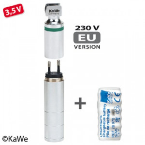 Аккумуляторная рукоятка KaWe F.O.3,5В, средняя, с аккумулятором NiMH, для зарядки от сети 230 В
