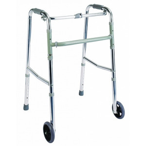 Ходунки, крокуючі, складні, з коліщатками Karadeniz Medical PR-441