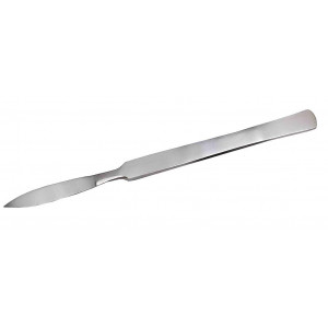 Скальпель гострокінцевий радіусний середній 15 см