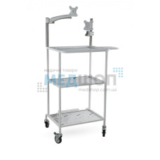 Тележка приборная медицинская с креплением под два монитора Farmatic МТМ-2-NATA PC