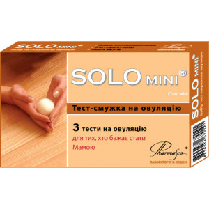 Набір з 3 тест-смужок на овуляцію SOLO-mini