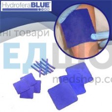 Бактеріостатична дренажна стандартна пов'язка Hydrofera Blue 5х5