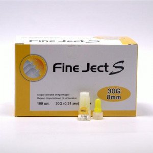 Инсулиновые иголки Fine Ject (Файн Джект) 8мм