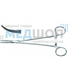 Зажим кровоостанавливающий "Москито", изогнутый, 180 мм