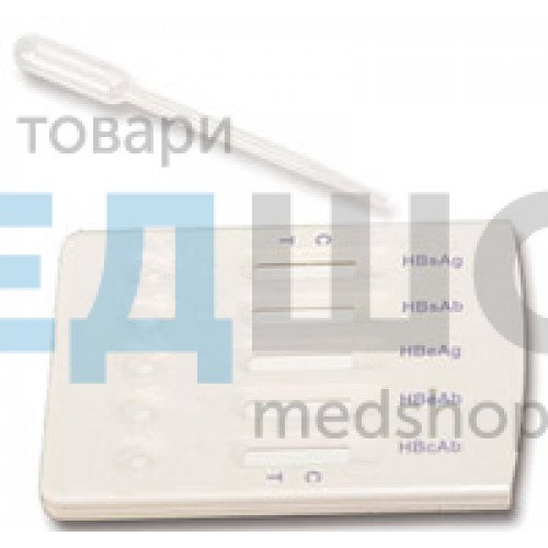 Купити Комбінований експрес-тест на маркери вірусу гепатиту B CITO TEST HBV COMBO - широкий асортимент в категорії Тести на ЗПСШ