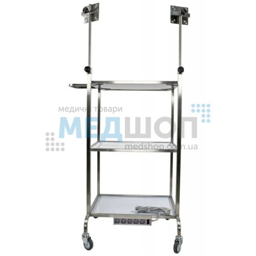 Тележка приборная медицинская с креплением под два монитора Farmatic МТМ-2-NATA SL