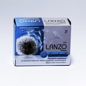 Ланцети Lanzo (Ланзо), 50 шт