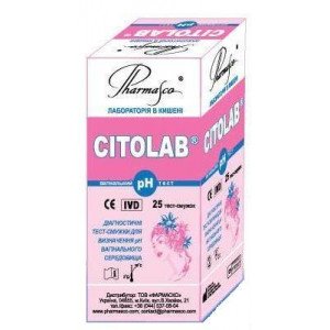 Вагінальний pH тест CITOLAB №25